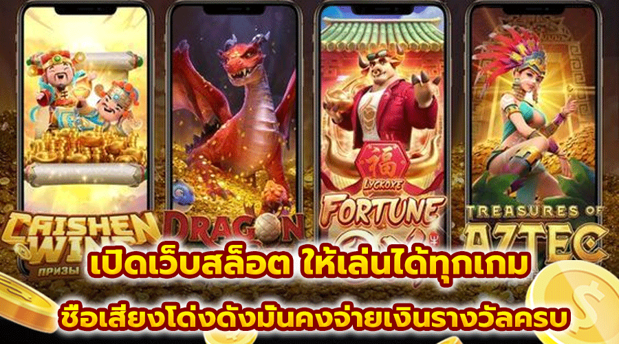 เปิดเว็บสล็อต ให้เล่นได้ทุกเกม